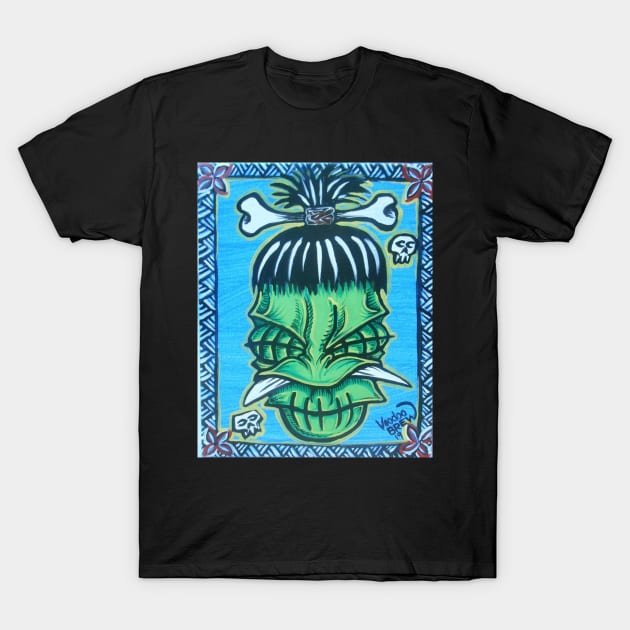 shrunken head T-Shirt by Voodoobrew